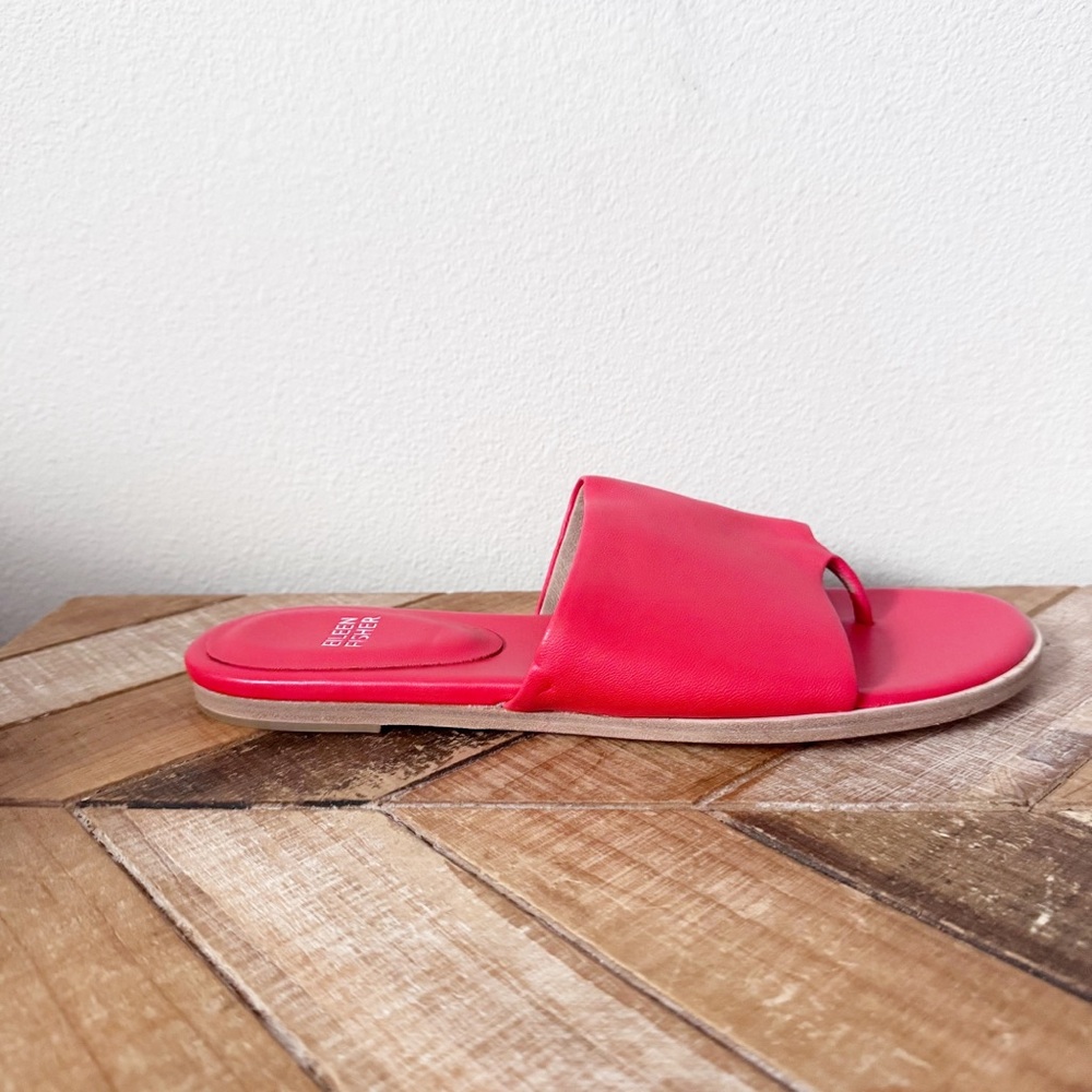 Eileen Fisher Edge Leather Sandal - Picture 6 of 11